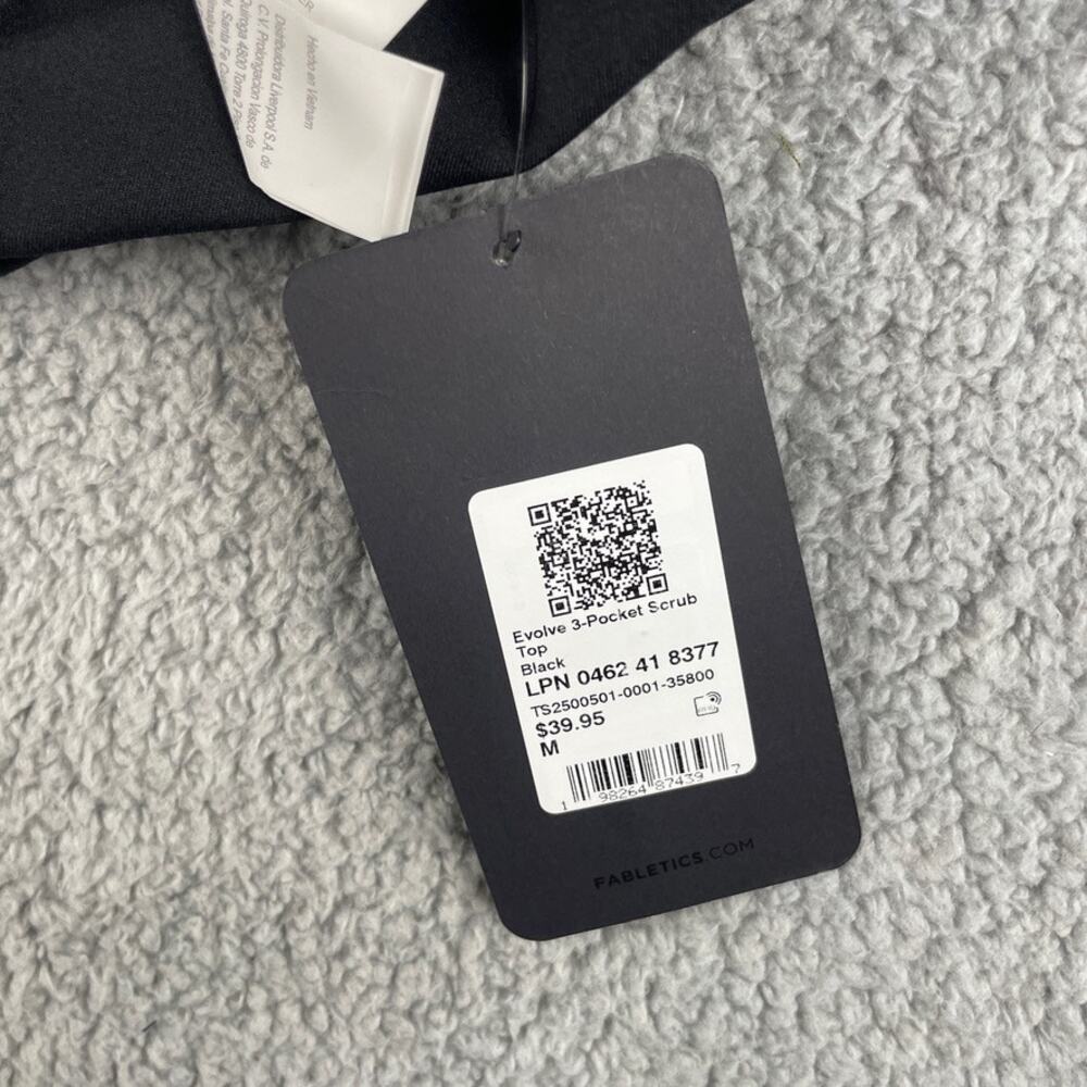 Fabletics Womens Medium Black Polyester Viscose E… - image 9